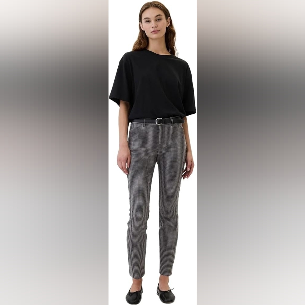 GAP Women's Grey Plaid Skinny Ankle Pants NWT Size 10
